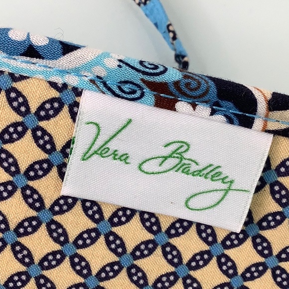 Vera Bradley Bali Blue Sleek wallet crossbody Clutch purse NWT - Picture 11 of 16